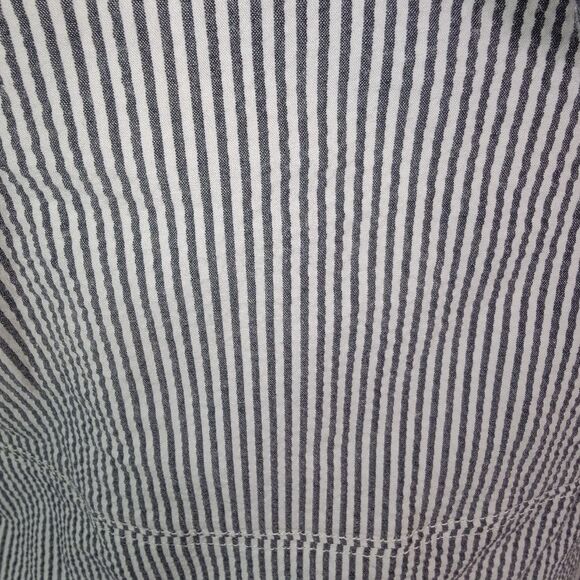 Banana Republic Nwot Seersucker One  Shoulder Shift Dress Size 4 - Picture 4 of 8